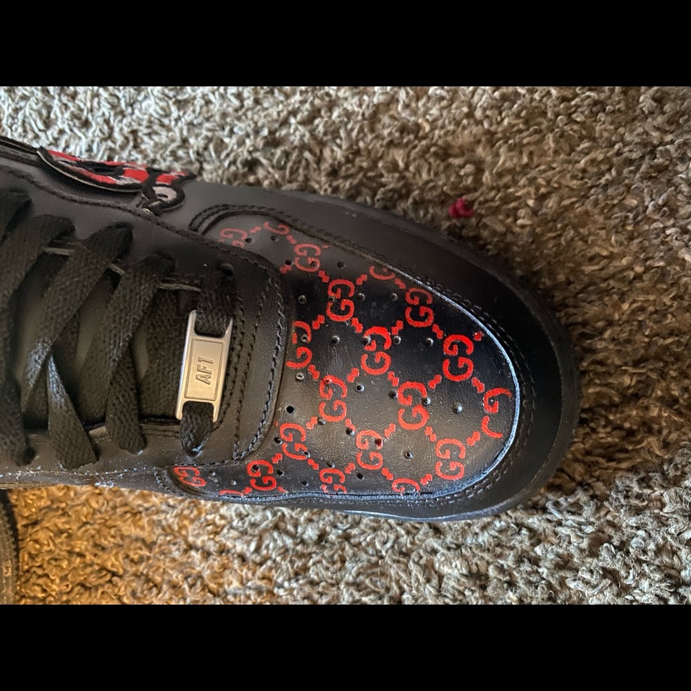 Gucci, Nike Air Force Ones!